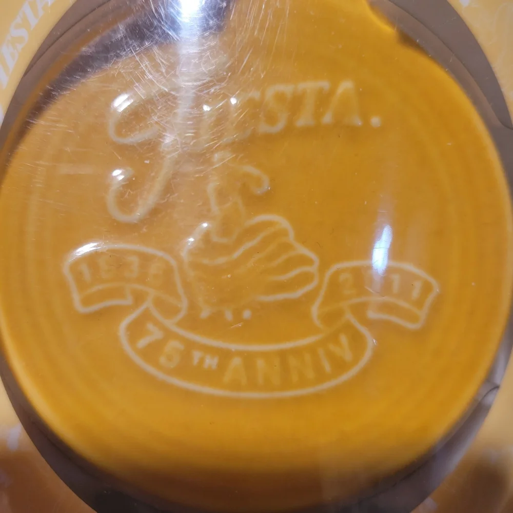 FiestaWare Fiesta Ornament 1936 -‎ 2011 75th Anniversary Marigold Yellow NIP